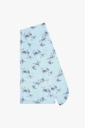 Ganni Iced Aqua Wrap Scarf in Print Recycled Polyester