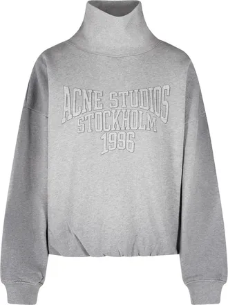 Acne Studios Gray Cotton Sweatshirt
