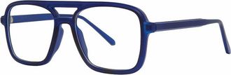 Soho Womens Aviator Glasses In Navy