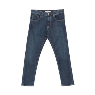 Pantaloni Torino Straight Jeans, male, Blue, Size: W33 Breakbeat Zip Jeans