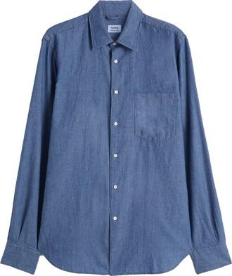 Aspesi Denim Shirt With Pocket