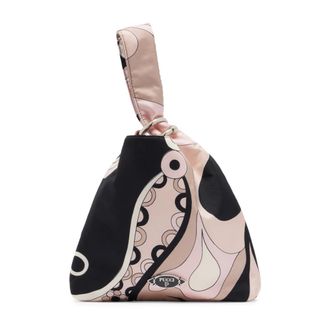 Pucci Mini Bags, female, Multicolor, Size: ONE SIZE Orchidee Print Emilio Silk Bag