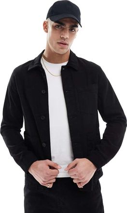 Paul Smith Camicia giacca casual nera in coordinato-Nero