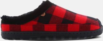 Lamofootwear Mens Julian Clog Ii Slipper In Red Plaid