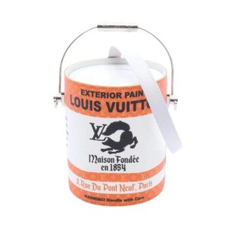 Louis Vuitton Pre-owned Paint Can Coated Canvas Leather 2way Bag - Heren - Pre-owned - Oranje - Maat: ONE Size Leer
