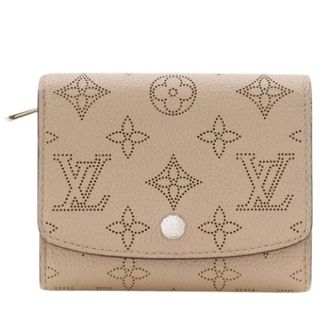 Louis Vuitton Pre-owned Wallets, female, Beige, Size: ONE SIZE Pre-owned Portefeuille Iris Monogram Mahina Wallet