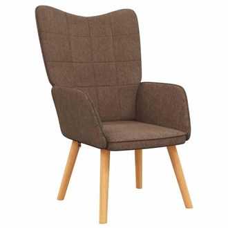 vidaXL Sill&oacute;n De Relax De Tela Marr&oacute;n Vidaxl
