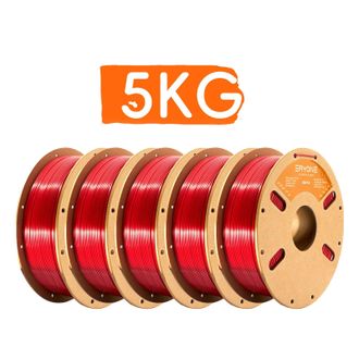 OEM Filamento Para Impresi&oacute;n 3d, Material Pla, Acabado Brillante, Rojo - 5 Kg