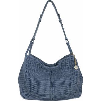 The Sak Los Feliz Hobo Leather Bag in Maritime Crochet at Nordstrom