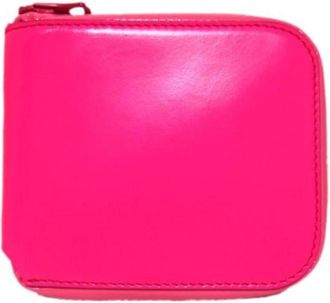 Acne Studios Pre-owned Leather Wallet - Dames - Vintage Accessoires - Roze - ONE Size - Leer - Vintage