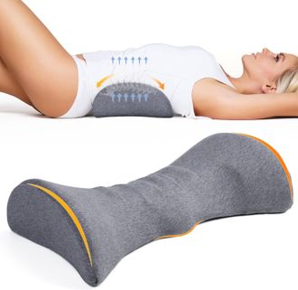 OEM Almohada De Espuma Viscoel&aacute;stica Para El Alivio Del Dolor Lumbar, Coj&iacute;n De Apoyo Para La Espalda Para La Cama, Soporte Para La Cintura, Coj&iacute;n De Apoyo
