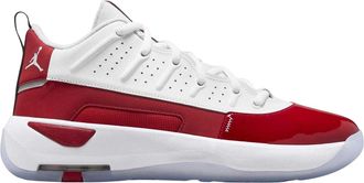 Nike Air Jordan Max Aura 7 leren basketbalschoenen voor heren (Wit, Rood)
