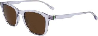 Lacoste L6040S Zonnebril - Heren - Zonnebrillen - Grijs - 51 MM - Accessoires