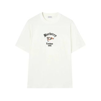 Burberry Ryan T-shirt - male - Burberry - T-Shirts - White - 2XL - Tops
