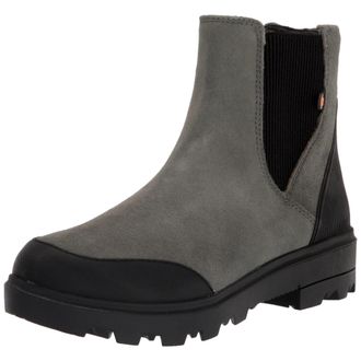 Bogs Holly Chelsea Leather Boot Green Ash 72839-337 Womens