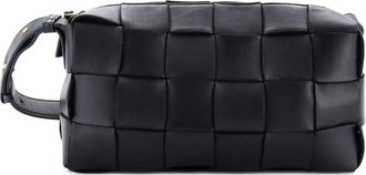 Bottega Veneta Brick Cassette Maxi Intrecciato Leather shoulder bag - Nero