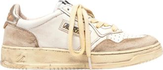 Autry Medalist Super Vintage - Heren - Sneakers - Wit - 42 EU - Katoen - Schoenen