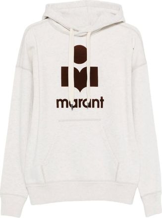 Isabel Marant Hoodie met logodetail - Beige