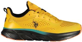 U.S.Polo Association Yellow Polyester Mens Mens Sneaker