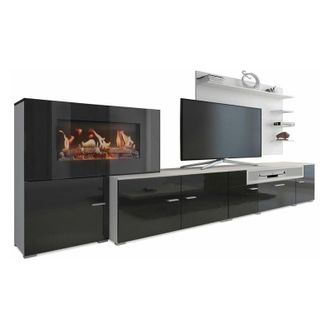 Skraut Home Sal&oacute;n Olympo Blanco - Negro 290cm (ancho) X 170cm (alto)