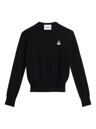 Isabel Marant Mona embroidered cardigan - Black