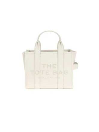 Marc Jacobs Cow Leather Tote Bag - White