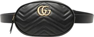 Gucci Pre-owned Belt Bags, female, Black, Size: ONE SIZE Pre-owned Vintage Belt Bag