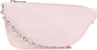 Burberry Micro Shield Schoudertas - Dames - Schoudertassen - Roze - ONE Size - Leer - Tassen