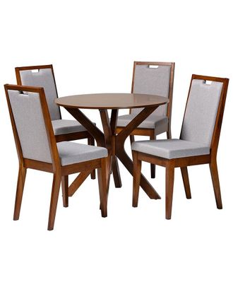 Baxton Studio Eira Modern 5Pc Dining Set