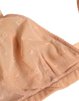 Dolce & Gabbana Womens Beige Nylon Stretch Soft Cup Brassiere Underwear Elastane Clothing
