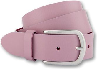 Bernd G&ouml;tz Lederg&uuml;rtel BERND G&Ouml;TZ, Damen, Gr. 85, rosa, Leder, unifarben, G&uuml;rtel Lederg&uuml;rtel, mit Dornschliesse in Hufeisenform