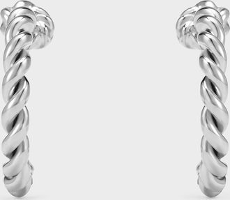 Charles & Keith Sable Rope-Knot Hoop Earrings