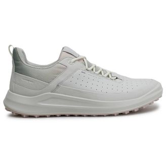 Ecco Ecco Golf Core Leather Womens Comfort Trainers - White White Ice Flower Delicacy - Size:UK 8-8.5