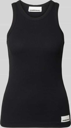 Armedangels Slim Fit Tank Top aus Baumwoll-Mix Modell KANITAA in Black, Gr&ouml;&szlig;e XL
