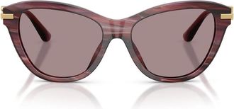 Dolce & Gabbana Butterfly Zonnebril - unisex - Zonnebrillen - Paars - 53 MM - Accessoires