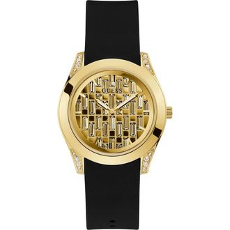 Guess Clarity Horloge - Dames - Horloges - Zwart - ONE Size - Accessoires