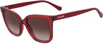 Love Moschino MOL077/S C9A/HA Womens Sunglasses Red Size 53