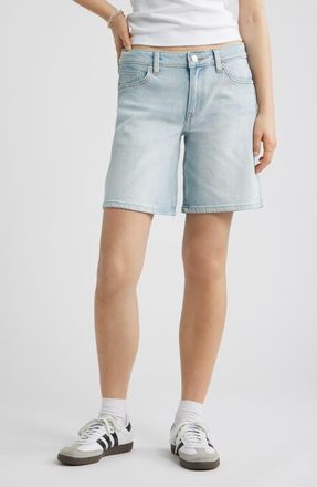 BP. Low Rise Baggy Jort Shorts in Spring Wash at Nordstrom, Size 25