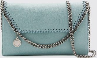 Stella McCartney Mini borsa Falabella wallet on chain in Eco Alter Mat