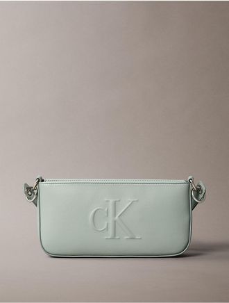 Calvin Klein Jeans Calvin Klein Womens Sculpted Impression Shoulder Bag - Green