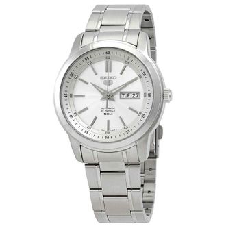 Seiko 5 Automatic White Dial Mens Watch SNKM83K1