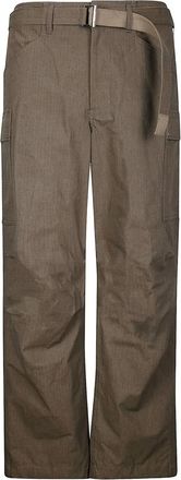 sacai Cargo in tessuto ripstop - Marrone