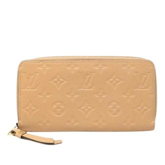 Louis Vuitton Pre-owned Portafoglio lungo Monogram Empreinte (bi-fold) - - Pre-owned - Donna - Beige - ONE SIZE