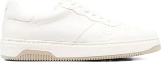 Tagliatore Sneakers in pelle con lacci - Bianco
