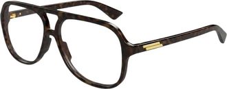 Bottega Veneta Linea Ribbon Brillen - unisex - Brillen - Bruin - 56 MM - Accessoires