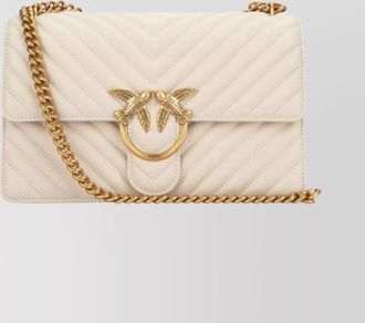 Pinko love bag one leather shoulder bag