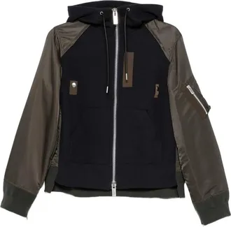 sacai Panelled Hooded Jacket