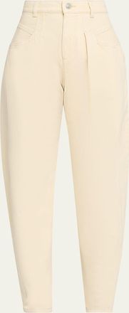 Isabel Marant Lisha Straight Mid-Rise Jeans