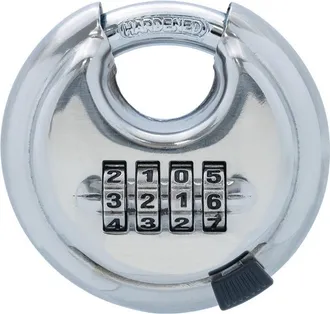 ABUS Candado De Combinaci&oacute;n Tcdi1/70rvs Cuerpo De La Cerradura C.25mm Sta Escudo 4