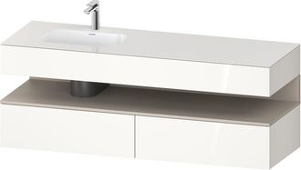 Duravit Duravit Qatego Lavabo Encastrado Con Base De Lavabo Consola